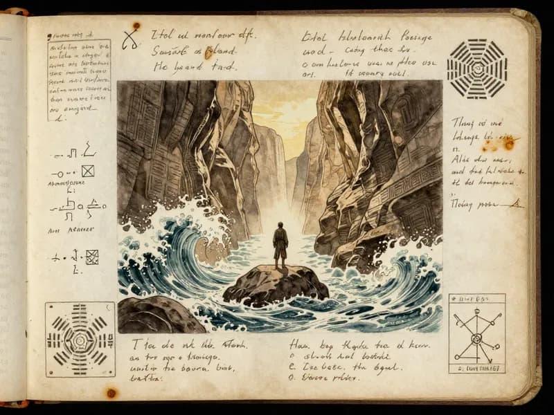 Grimoire page — hexagram 29